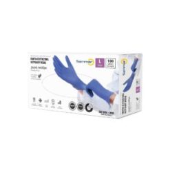 ΓΑΝΤΙΑ ΝΙΤΡΙΛΙΟΥ ΜΠΛΕ L 100τμχ ΧΩΡΙΣ ΠΟΥΔΡΑ